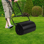 Outvita Lawn Roller, 10 Gallons Water and Sand Filled, Black