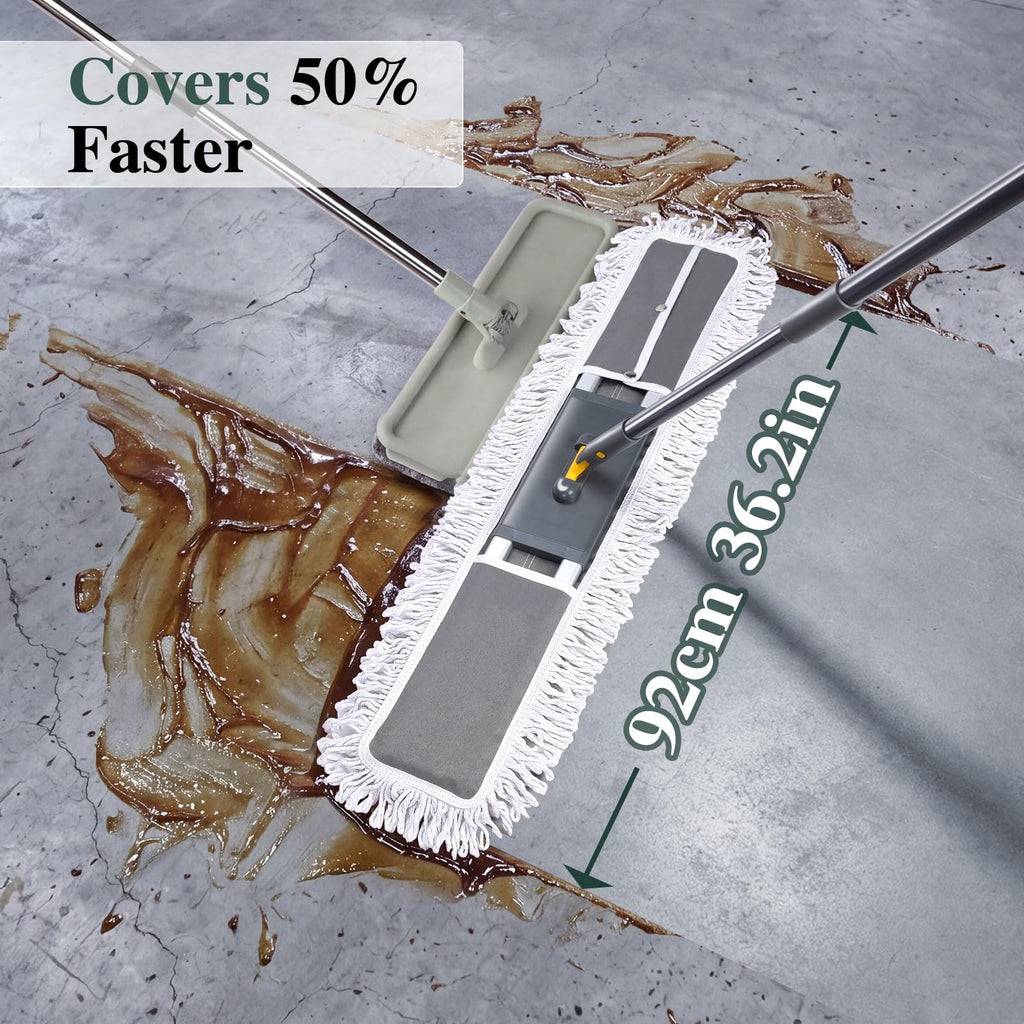 Masthome 36" Commercial Dust Mop, Heavy Duty Industrial mop