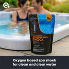 AquaDoc Non Chlorine Hot Tub Shock - 5 lb - Oxygen Based Spa Oxidizer to Support Bromine and Chlorine - Made in USA