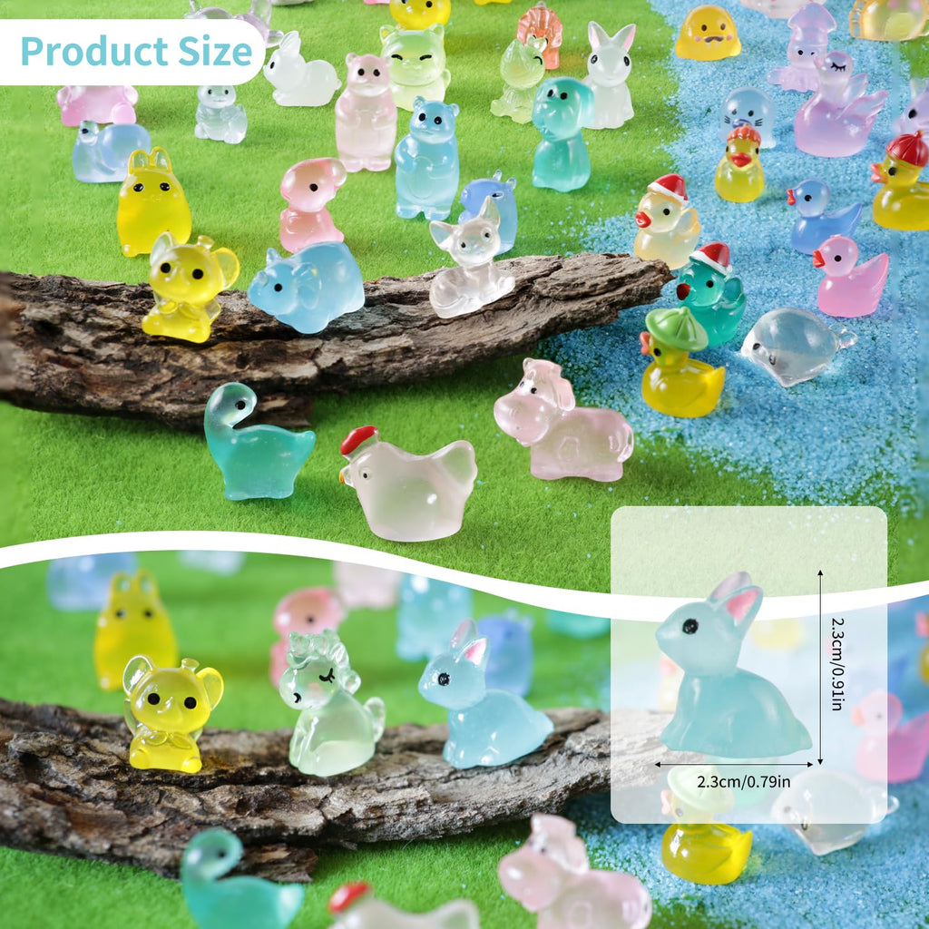 ACXZYYJ 300 Mini Resin Animals Styles Variety Tiny Animals Figures Miniature Little Small Animal Figurines Bulk for Micro Fairy Garden Landscape Accessories Hide Crafts Decor Aquarium