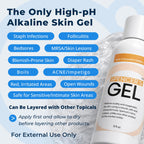 Spencer's Gel Alkaline Formula (8oz) Since 2004 The Only High-pH Solution for Stubborn Skin Issues (Boils, Furuncles, Ulcerations, Pressure Wounds, etc.) Non-Stinging, Fast-Acting