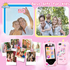 WEOLULI Kids Smart Phone Toy for Toddler Girls Boys Ages 3-10