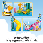 LEGO Bluey Playground Fun with Bluey and Chloe Sensory Building Blocks - Preschool Pretend Play & Learning Toys for Kids - 4 Year Old Girl & Boy Birthday Gifts - 11201