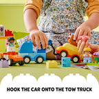 LEGO DUPLO Classic Cars and Trucks Brick Box Playset, Educational STEM Toy, Preschool Building Set for Toddlers Aged 18 Months Plus, Learning Toy to Develop Fine Motor Skills, 10439