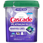 Cascade Platinum Plus Dishwasher Pods, Dishwasher Detergent, Dish Detergent Soap, Fresh, 57 Count