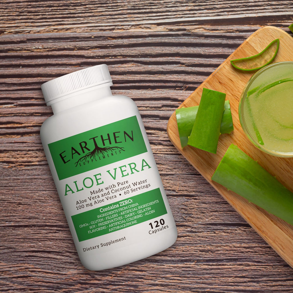 Aloe Vera Supplement | Made with Organic Ingredients | RAW All Natural | Non-GMO
