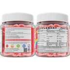Vitamin D3 K2 + Calcium Liquid-filled Gummies for Kids & Teens, 1000IU/2000IU D3 with Magnesium, Algal Omega 3, Vitamin for Kids for Bones & Teeth, Calcium Absorption, Brain, Immunity,Sugar-Free,2Pack