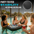 DIVEBLAST: Premium Small Floating Drink Holder for Pool, Hot Tub Accessories for Adults - Holds Up to 50 LBS - Fun Swimming Pool Accessories for Adults, Cool and Unique Drink Floaties