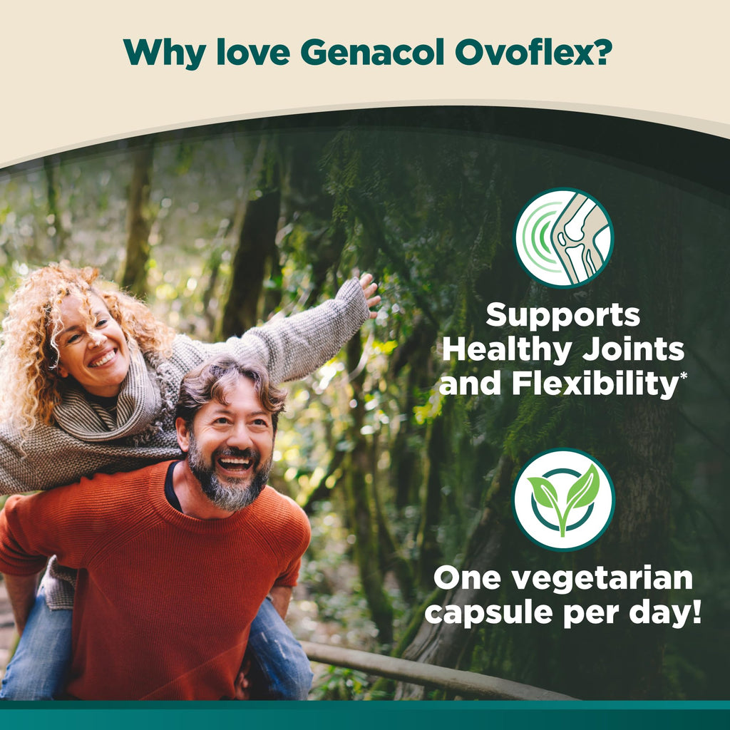 Genacol Ovoflex – Natural Eggshell Membrane Joint Supplement, 30-Day Supply