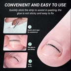 Reieset Titanium Alloy Ingrown Toenail Treatment, Nail Tools, and Ingrown Toenail Removal Kit Specially Designed for Curved Nail Repair and Ingrown Toenail Corrector (0.59/0.67in)