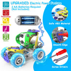10 in 1 Electric STEM Toys for 5 6 7 8 9+ Year Old Boy Girl Birthday Gifts Educational Building Toys for Kids Ages 4-8 5-7 8-12 Stem Activities Construction Toy for Boys 6-8 8-10 Christmas Idea Gift