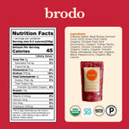 Brodo Broth Variety Pack | 1 Chicken, 1 Hearth, 1 Deeply Rooted, 1 Spicy Nonna, 1 Tom Yum, 1 Tuscan Sun Single Serving Pouches | Not Made From Concentrate, No Preservatives (6x 8.3 oz Pouches)