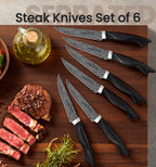 Knife Set, 15 Pieces Kitchen Knife Set with Built in Sharpener, High Carbon German Stainless Steel Knife Block Set, Dishwasher Safe, Fathers Day Gift for Men