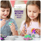 Dan&Darci Kids Sea Shell Painting Kit - Arts & Crafts Gifts for Boys and Girls - Craft Activities Kits - Creative Art Activity Gift Toys for Age 6, 7, 8, 9, 10, 11 & 12 Year Old 8-12