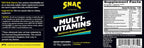 SNAC Multi-Vitamins Daily Supplement with Optimum Bio-Availability, 60 Capsules