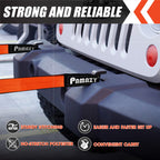 2 Pack 2" x10FT Super Sturdy Lift Sling Strap, 18800 Pound Capacity Heavy Duty Eye-Eye Nylon for Hoist, 2-Ply Twist Polyester Rigging, Tree Saver Recovery Web Sling Winch