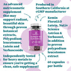 SmarterSkin. Polypodium Leucotomos & Verbascoside Skin Defense Supplement. Advanced Internal Cellular Antioxidant for Sun-Exposed Skin. Anti-Photoaging & Collagen Support, Vegan Capsules