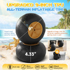 Beach Wagon with Big Wheels for Sand, Double-Decker