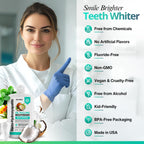 Nano-Hydroxyapatite Oil Pulling Whitening Mouthwash for Teeth and Gums, Natural & Organic, Whitens Teeth, Strengthens Enamel, Fights Bad Breath & Plaque – Smooth & Non-Greasy – for Adults & Kids 8oz