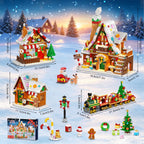 INSOON Advent Calendar 2026 Gingerbread House Mini Building Set with Lights