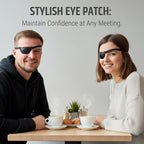 Premium Handmade Leather Eye Patch with Soft Foam Padding, Slim Adult Eye Patch for Men and Women for Lazy Eye Therapy, Cosplay, and Pirate Costume (Black, Right)