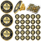 Ferreve Years of Service Pin Anniversary Lapel Pin for Employee,50,5 Year