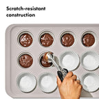 OXO Good Grips Non-Stick Pro Ceramic Coated Metal Bakeware 12 Cup Muffin Pan – Biscuit