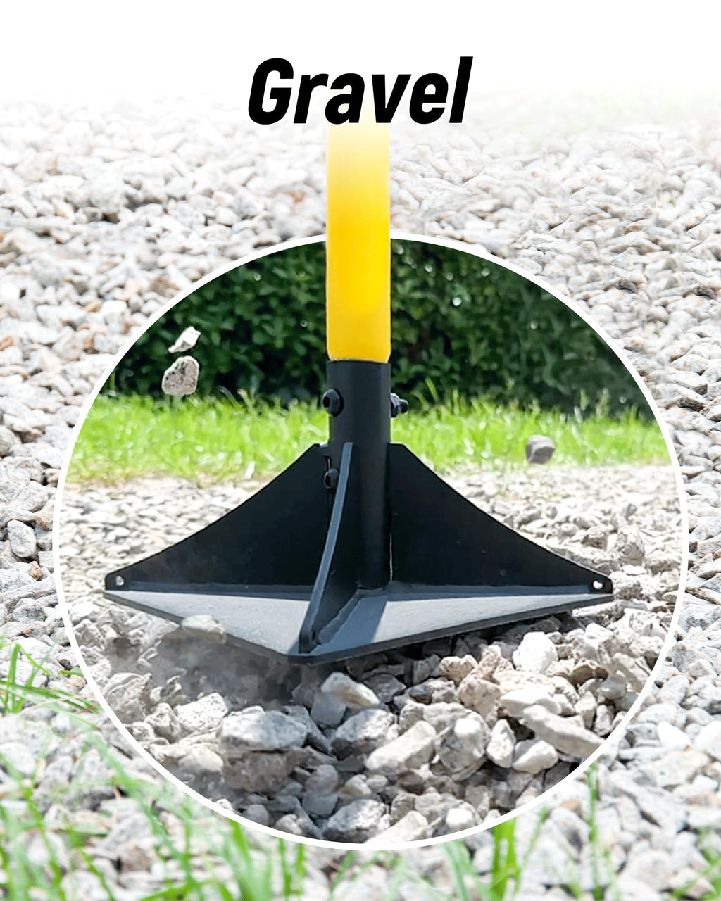 BlumeTrec 8"x8" Steel Tamper with 48" Handle, Heavy Duty Hand Compactor Tool for Leveling Soil, Gravel, Sand, Asphalt, Ground, Paver, Driveway, Garden, Yard and Blacktop Repair