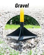 BlumeTrec 8"x8" Steel Tamper with 48" Handle, Heavy Duty Hand Compactor Tool for Leveling Soil, Gravel, Sand, Asphalt, Ground, Paver, Driveway, Garden, Yard and Blacktop Repair