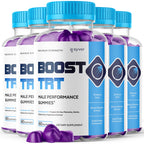 (5 Pack) Boost TRT Gummies for Men, Official Boost TRT Male Performance Gummys with Natural Ingredients, Advanced BoostTRT Men's Gummy Supplement with Maximum Strength Premium Vitamins (300 Gummies)