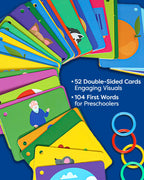 100 First Words Flash Cards – High Contrast Picture Flashcards – Educational Learning for Speech and Early Vocabulary Featuring Animals, Food, Transport, Family, Clothes and More