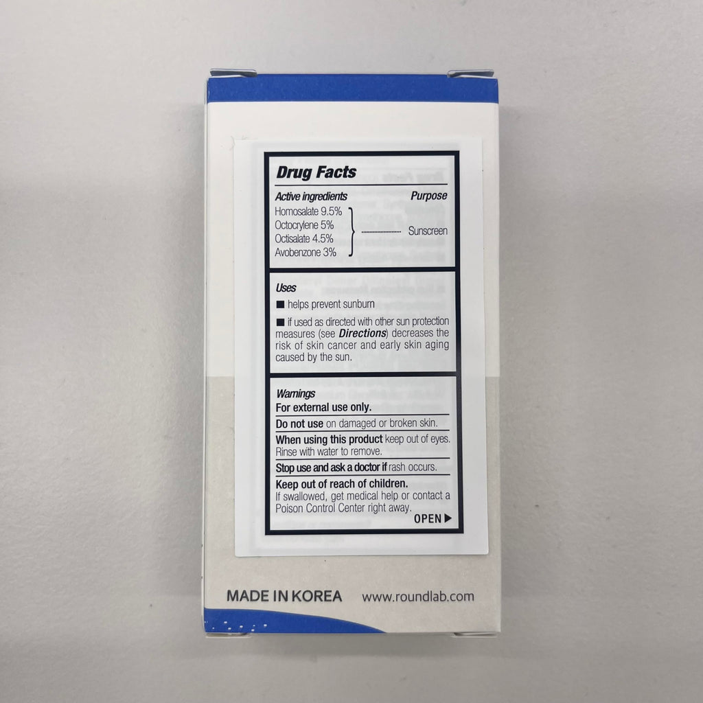 ROUND LAB Birch Juice Moisturizing Sun Stick Broad Spectrum SPF 50+, 0.67oz, Sunscreen Stick for face and body, No White Cast, Non-Sticky, Travel-Friendly, Protector Solar Barra, Korean Sunscreen