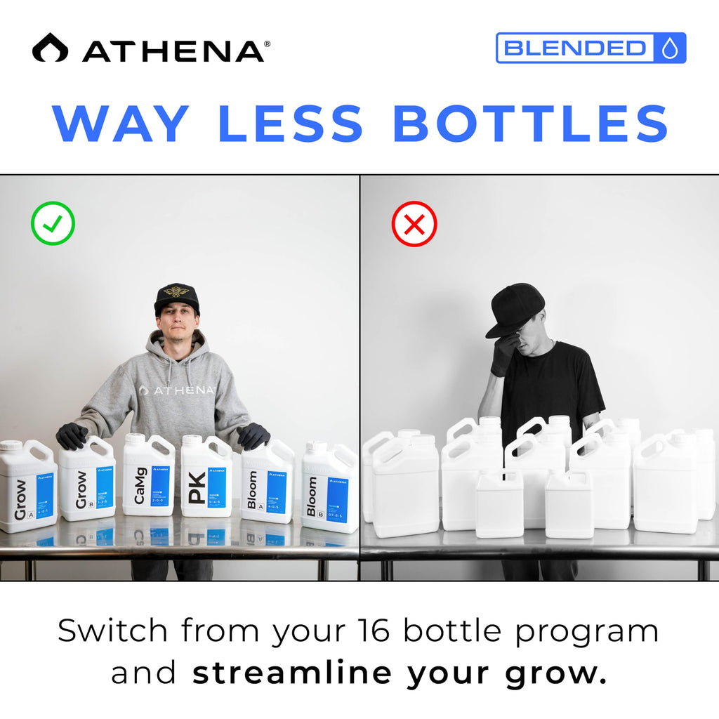 Athena Blended Bloom A&B 2-Part Fertilizer 1 Gallon NPK A 4-0-5 | B 0.7-6-5