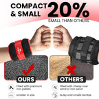 Ankle Weights for Women, Men and Kids - 0.5 LB x 2 Strength Training Wrist/Leg/Arm Weight with Adjustable Strap for Jogging, Gymnastics, Aerobics, Physical Therapy (Red)