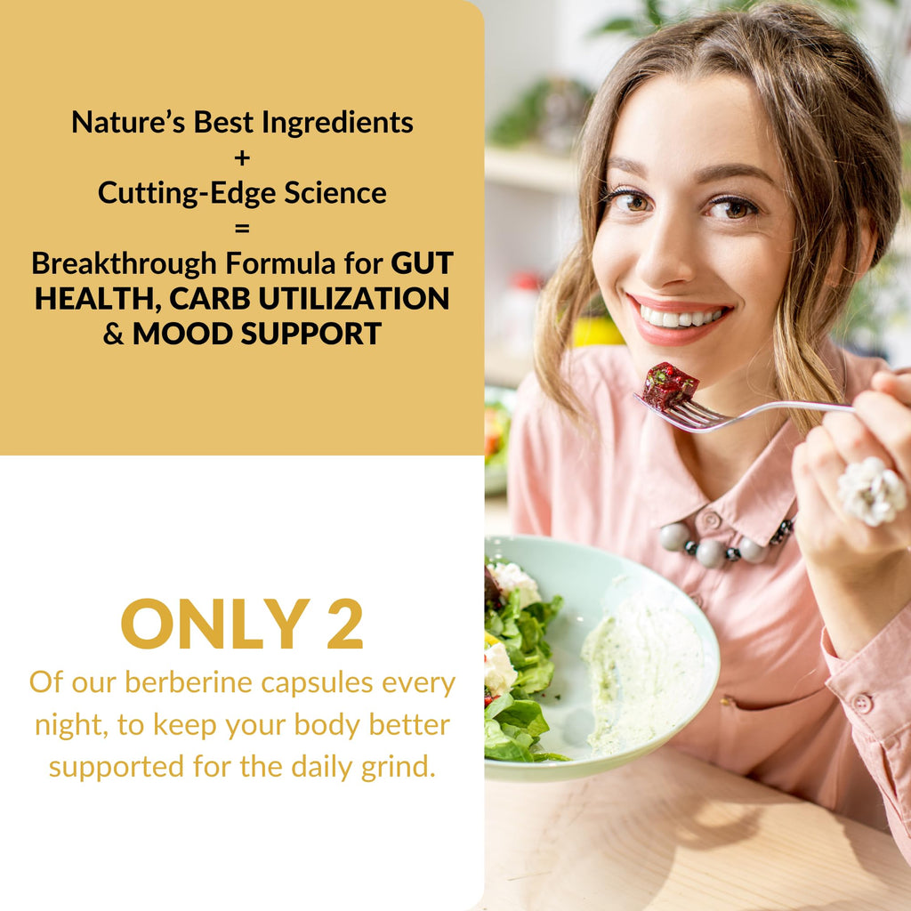 Mara Labs BerbElite | 350mg Berberine HCL & Broccoli Seed Complex for Increase Bioavailability | 30 Vegan Capsules