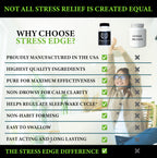 Stress Edge Stress Relief Supplement, Natural Mood Enhancer, Physician-Formulated, Calm Mind and Body, Improve Sleep, Fast Acting, 30 Servings