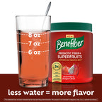 Benefiber Prebiotic Fiber + Superfruits Dietary Supplement, Strawberry Dragon Fruit Flavor, 8.8 oz (250g)