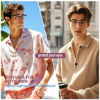 RRNNWW Blue Light Glasses Men,Computer Anti Blue Light Blocking Glasses For Men