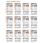 PROBAR MEAL Bar – Plant Based Meal Replacement Bar with Whole Food Ingredients, Oats, Nuts & Seeds, Vegan, Gluten Free, Non-GMO Bar for Breakfast & On-the-Go Energy (12 Flavor Variety Pack), Flavors May Vary