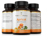 Florida Herbal Pharmacy Apricot Supplement Capsules 10:1 (120 Capsules) 500 mg per Capsule, 1000 mg Serving