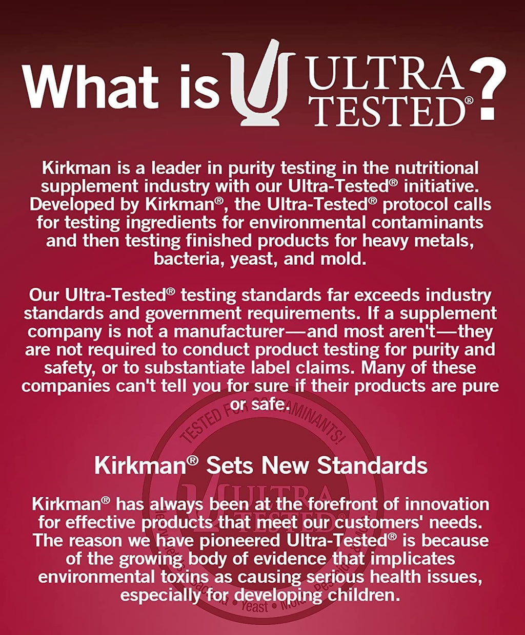 Kirkman - Molybdenum 100 mcg - 100 Capsules - Essential Minerals - Breaks Down Sulfites & Toxins - Hypoallergenic