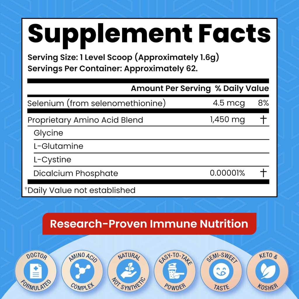 Glutathione Supplement 2 Month Supply of Glutathione Powder Precursor – ProImmune Immune Formulation 200® for Powerful Immune Support - Doctor-Formulated Antioxidant Complex, 62 Servings