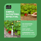 Handheld Pollinator Tool with Soft Silicone Brush for Indoor Garden Flowers