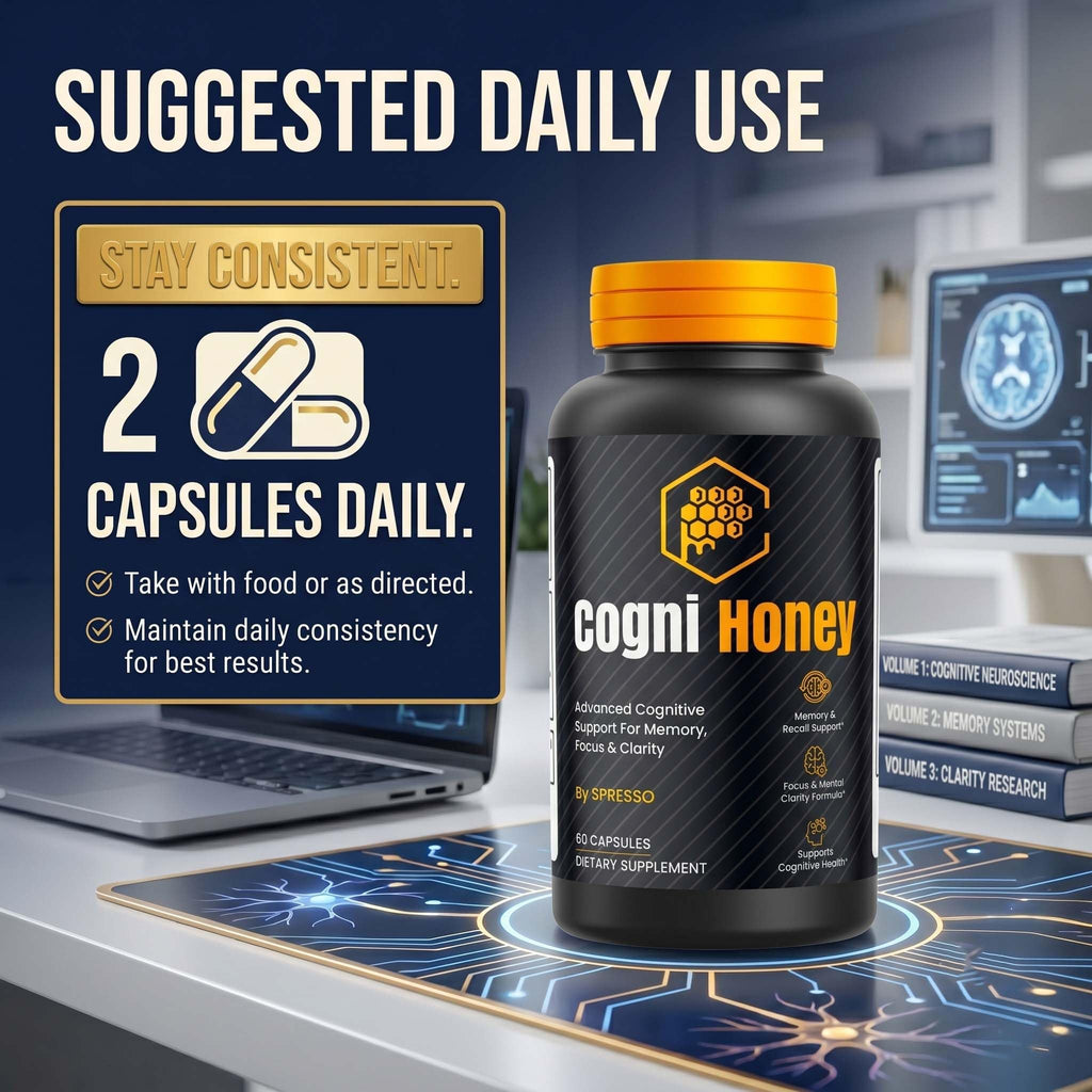 (5 Pack) Cogni Honey Capsules - Official CogniHoney Supplement Pills with Premium Ingredients, Advanced Formula Support for Overall Health & Wellness Reviews (300 Capsules)
