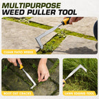SWANSOFT Crack Weeder – Heavy Duty Stainless Steel Crevice Weeding Tool
