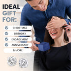 The Diamond Channel CERTIFIED 1 to 12 Carat LAB GROWN Solitaire Diamond Stud Earrings Round Cut 4 Prong Screw Back (F-G Color, VS1-VS2 Eye Clean Clarity)