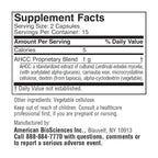 American BioSciences ImmPower AHCC Mushroom Supplement 6-Pack, Enhanced Immune Support, Natural Killer Cell Activity and Cytokine Production, 30 Vegetarian Capsules, 500 milligrams per Capsule