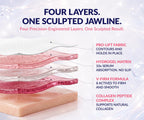 Stylia V Line Lifting Collagen Face Mask - Lift, Firm & Contour Jawline - Double Chin Strap with Hyaluronic Acid & Aloe - Neck Tightening and Lifting Mask - Jawline Shaper Face Lift Tape (10PC)