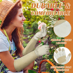 HANDLANDY Rose Pruning Gloves for Men Women, Thorn Proof Gardening Gloves