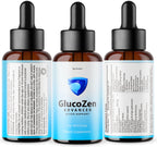 Glucozen Drops - Official Gluco Zen Oral Liquid Drops Advanced Premium Formula Maximum Strength, All Natural Ingredients Vitamins for Overall Health & Wellness, 1 Bottle for 1 Month
